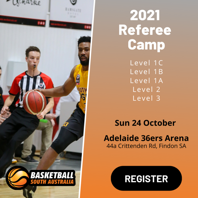 2021 Referee Camp Basketball SA