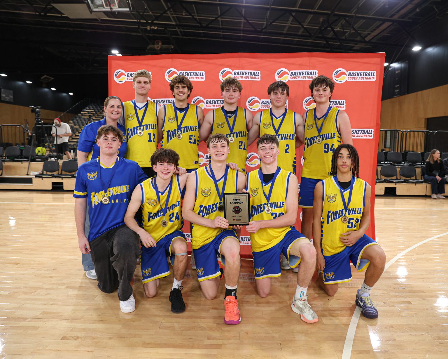 U18 B State Champions.