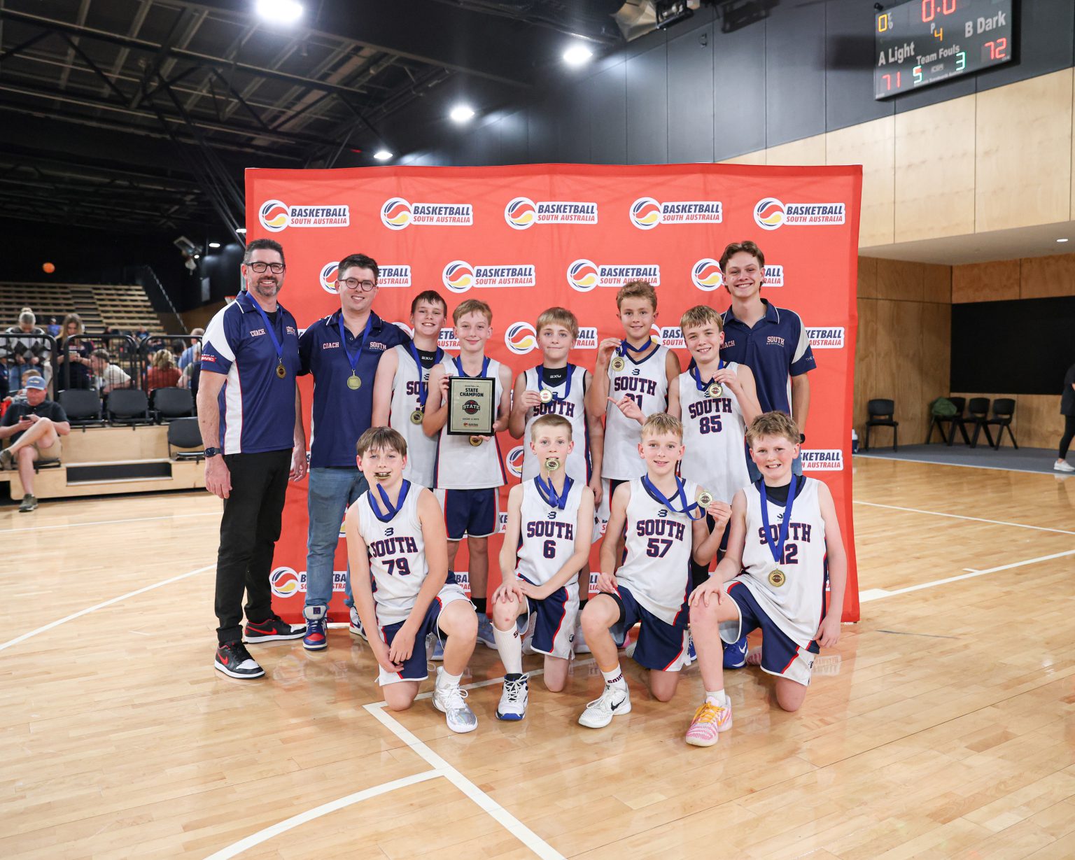 U12 B State Champions.
